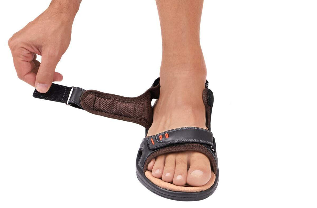 Cambria Charcoal Men's Sandals-abc