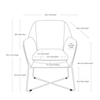 Milan Armchair - Olive-abc