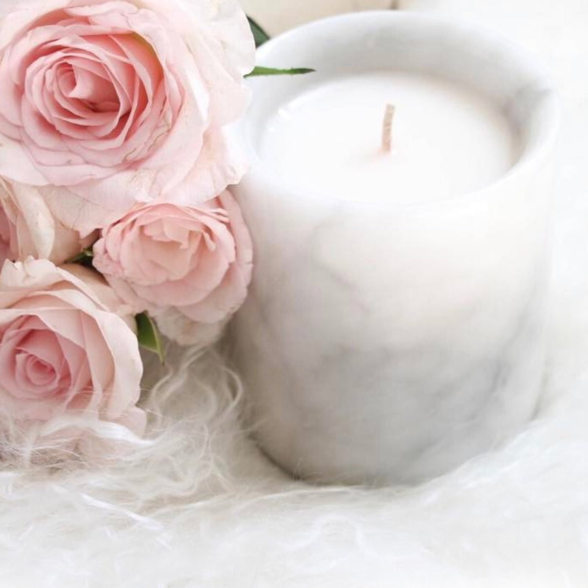 Miss Marble Scented Candle - Sahara-abc