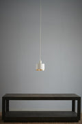 Montreux Small - White/Gold - 2 Tone Drum Pendant Light-abc