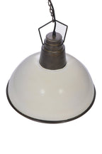 Napier - Old White - Iron Dome Pendant Light-abc