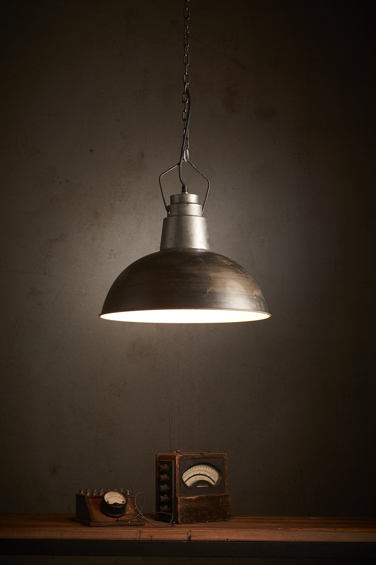 Napier - Raw - Iron Dome Pendant Light-abc