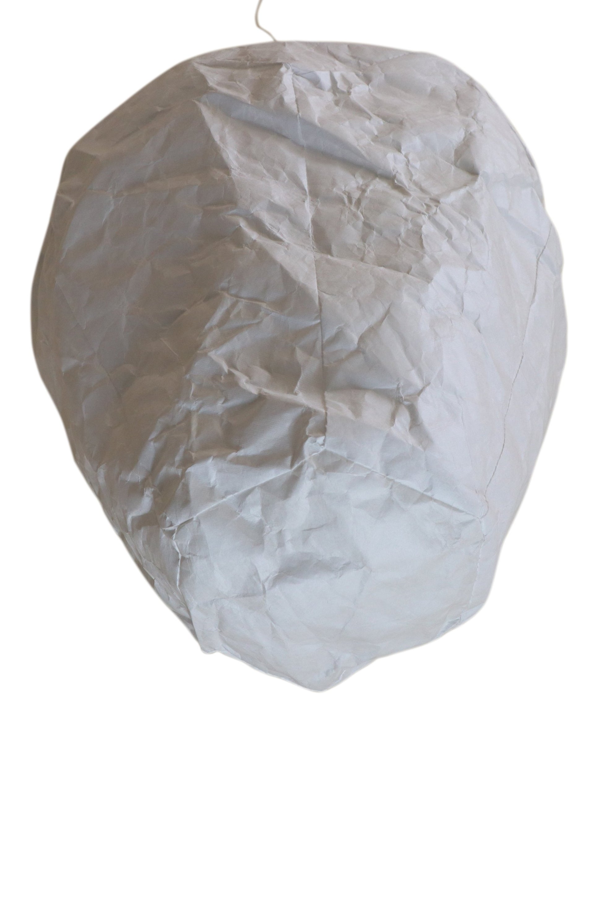 Nimbus - White - Tall Oval Cloud Paper Pendant Light-abc