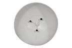 Noir Large - Black With White Interior - Extra Large Iron Dome Pendant Light-abc