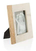 Wood and Marble Photo Frame 4x6-abc
