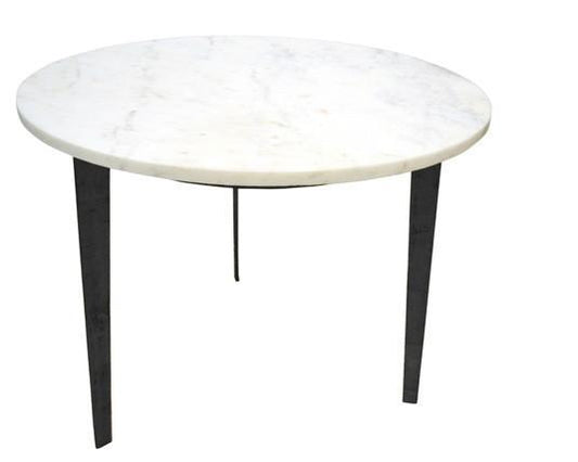 Oliver Side Table - Black Metal Legs-abc