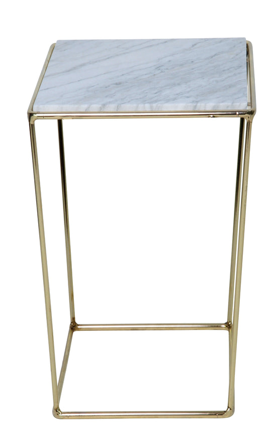 Orlando Table - Brass/White-abc