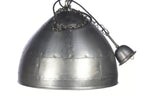 P51 Small - Zinc - Iron Riveted Dome Pendant Light-abc