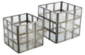 C/Hldr S/2 w/ Design Glass-abc
