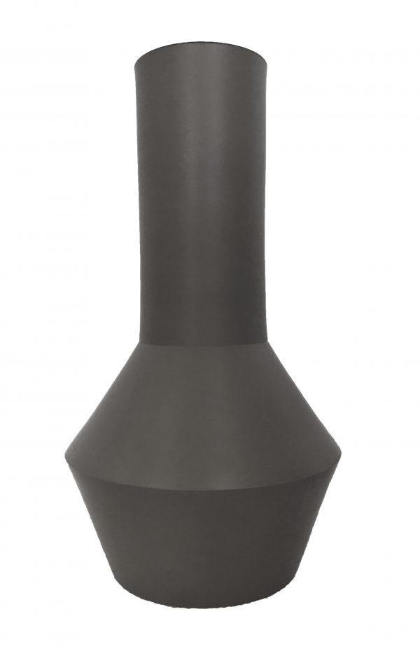 Zulu Vase Large Black-abc