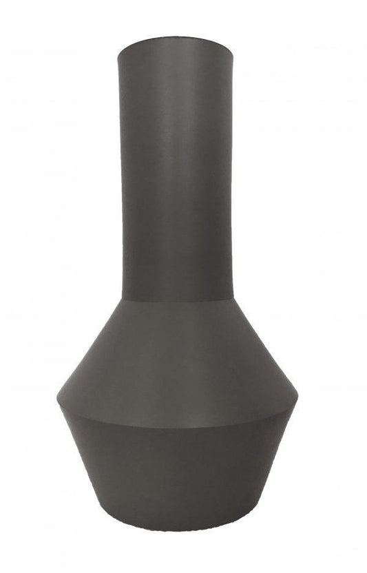 Zulu Vase Large Black-abc