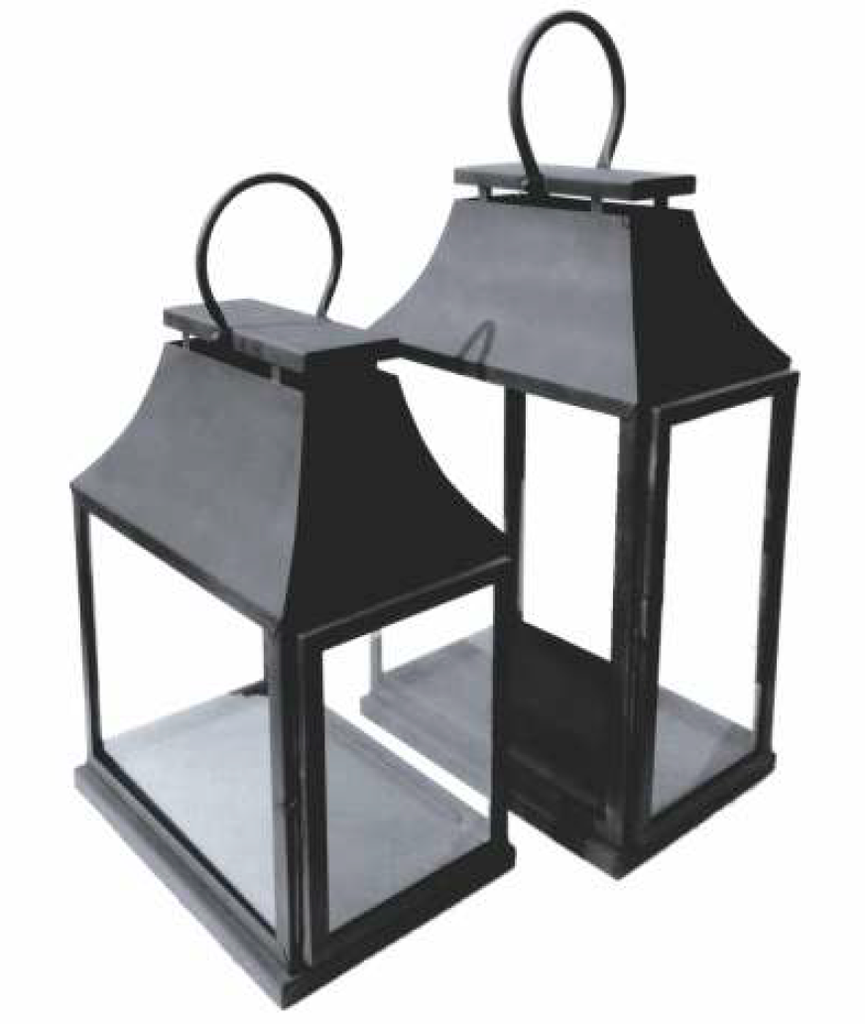 Pagoda Lantern - Black-abc