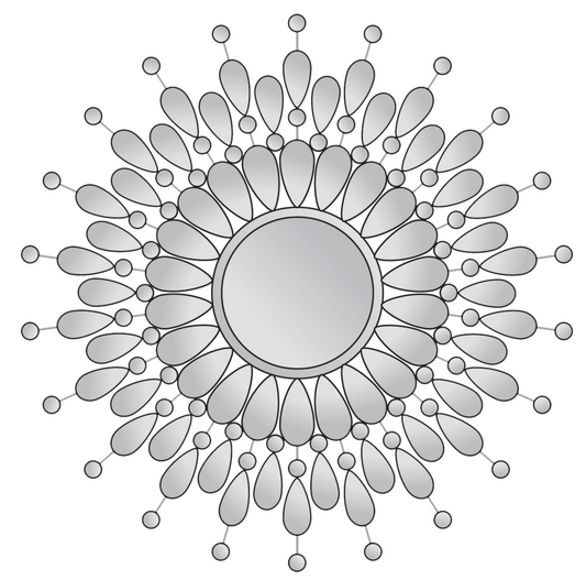 Peacock Wall Mirror-abc