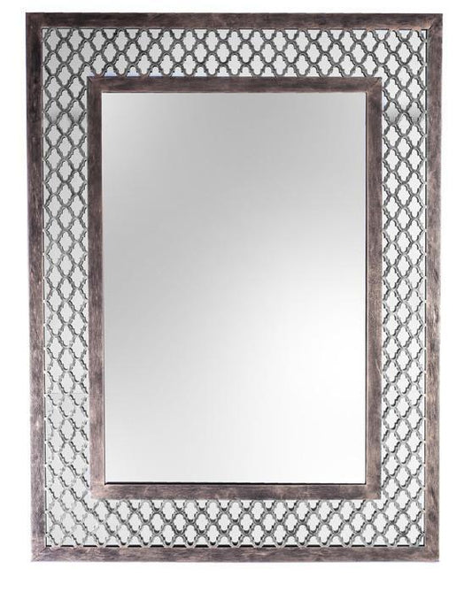 QUADREFOIL MIRROR - Antique Gold-abc
