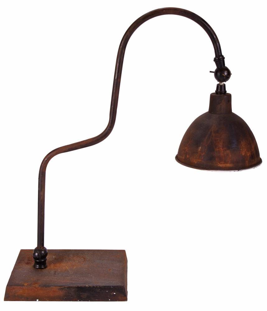 Bankers Loop Table Lamp - Brass/Iron-abc