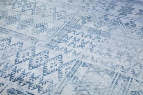 Rug Matrix Aztec 80/20 Viscose Acrylic Chenille-abc