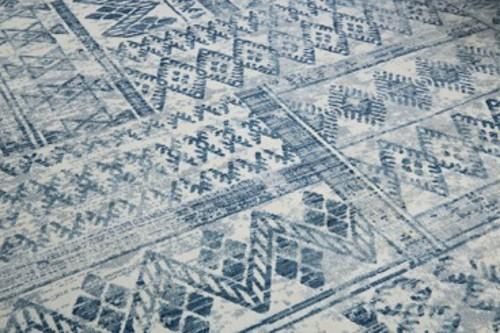 Rug Matrix Aztec 80/20 Viscose Acrylic Chenille-abc