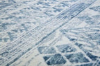 Rug Matrix Aztec 80/20 Viscose Acrylic Chenille-abc