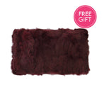 Rabbit Fur Lumbar Cushion - Shiraz-abc