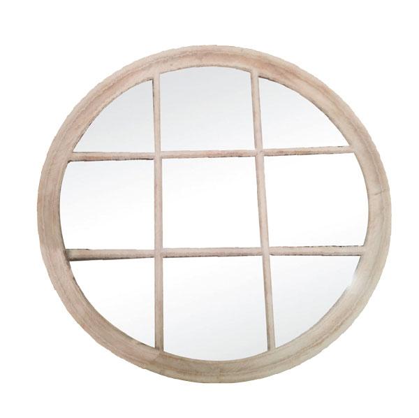 Reginald Mirror Brushed Wood-abc
