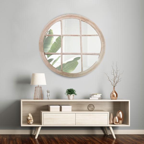 Reginald Mirror Brushed Wood-abc