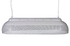Riva Extra Long - Matt White - Perforated Iron Elongated Pendant Light-abc