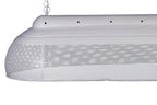 Riva Extra Long - Matt White - Perforated Iron Elongated Pendant Light-abc