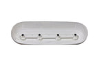 Riva Extra Long - Matt White - Perforated Iron Elongated Pendant Light-abc