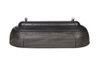 Riva Long - Matt Black/Gold - Perforated Iron Elongated Pendant Light-abc