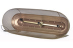 Riva Long - Antique Brass - Perforated Iron Elongated Pendant Light-abc