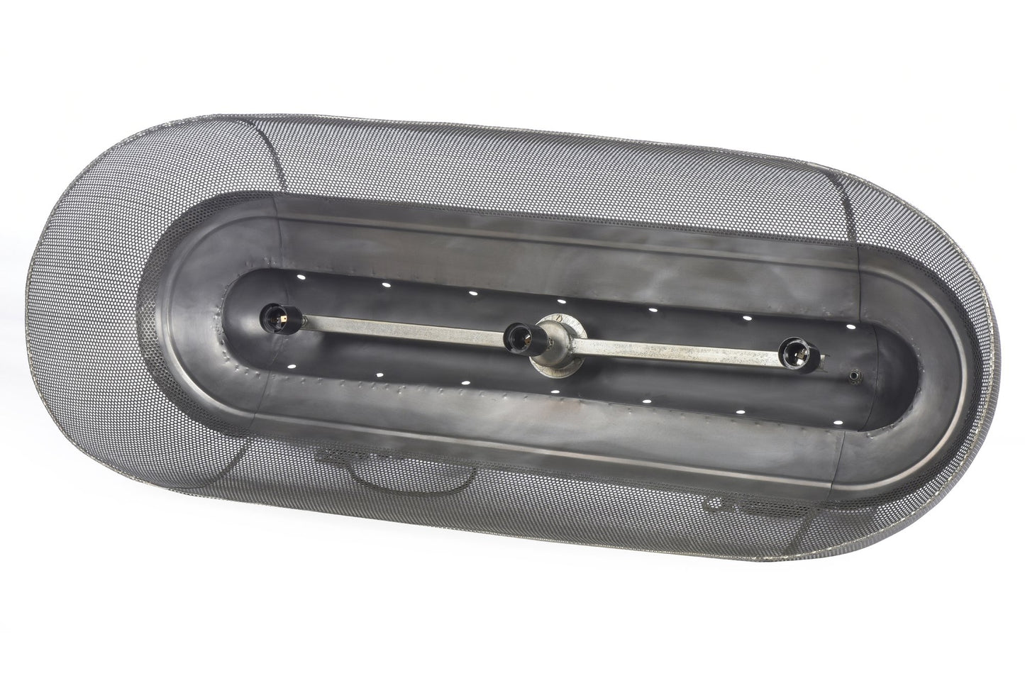 Riva Long - Zinc - Perforated Iron Elongated Pendant Light-abc