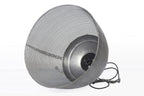 Riva Medium - Zinc - Perforated Iron Dome Pendant Light-abc