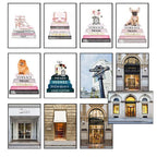 Rodeo Drive Set of 12 Framed Canvas Art Prints-abc