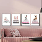 Rodeo Drive Set of 12 Framed Canvas Art Prints-abc