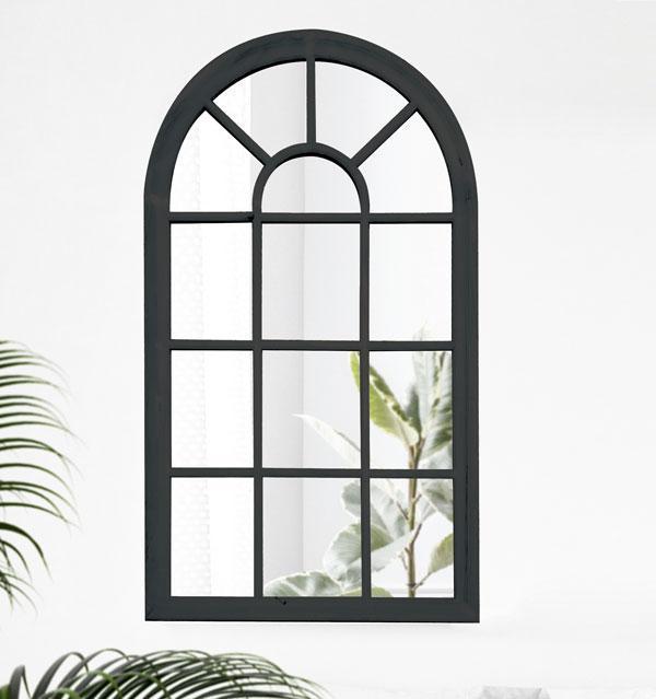 Romeo Arch Mirror Black-abc