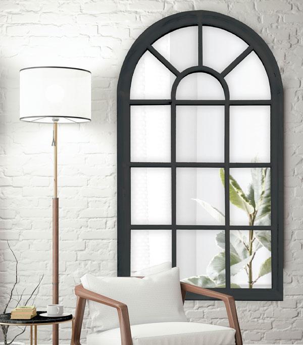 Romeo Arch Mirror Black-abc