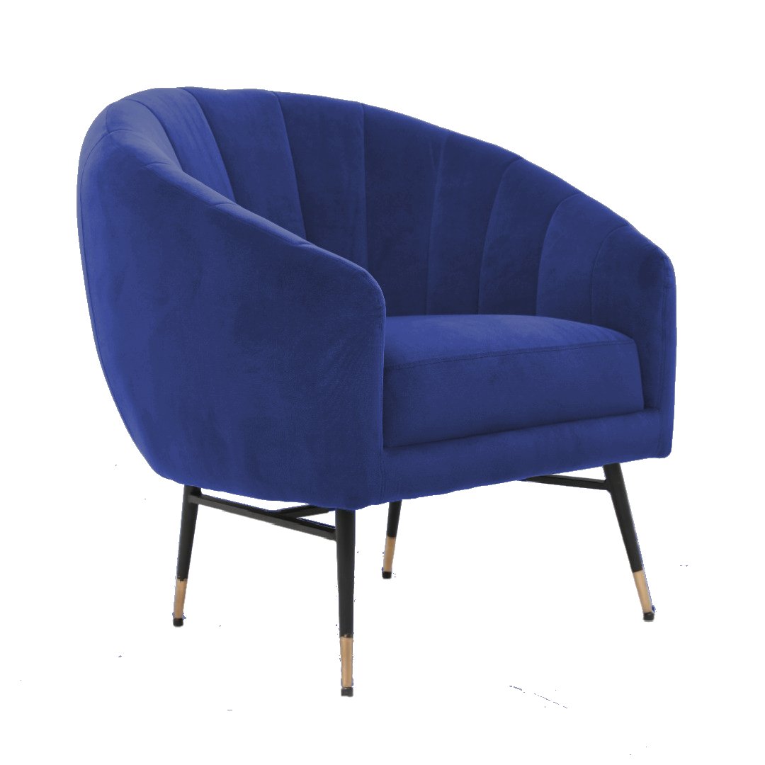 Palma Chair - Navy Velvet-abc
