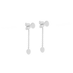 CHAINED DISC EARRINGS-abc