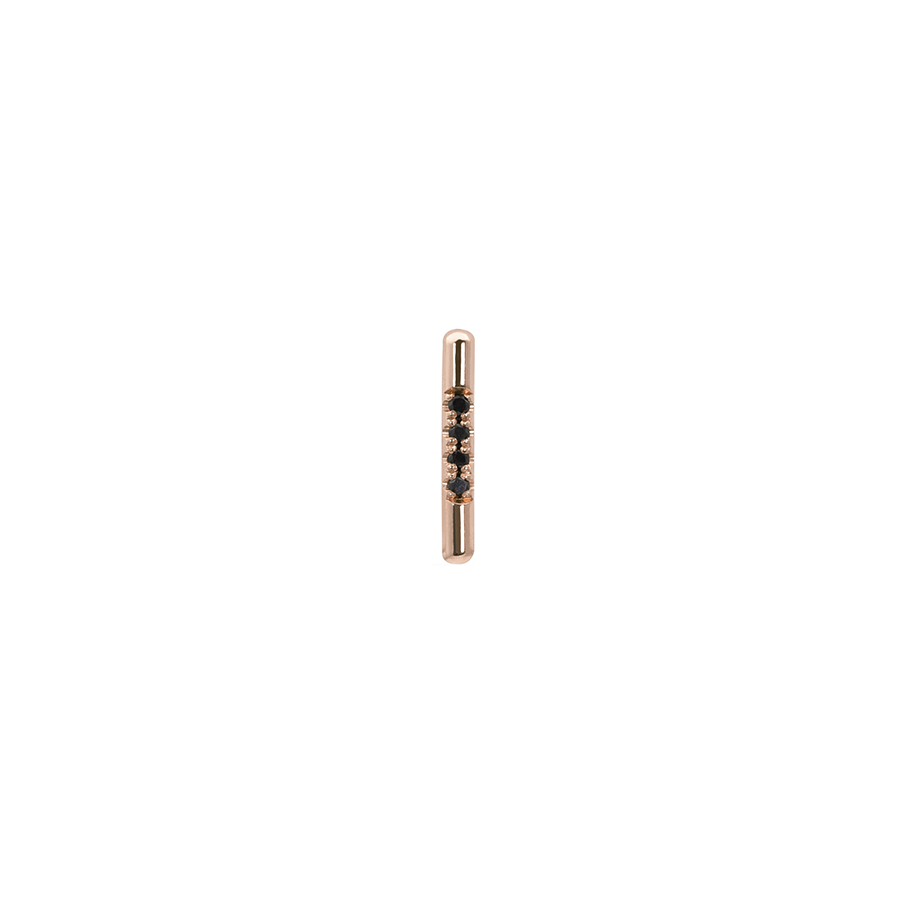 PAVÉ LINEA STUD, BLK DIAMOND-abc