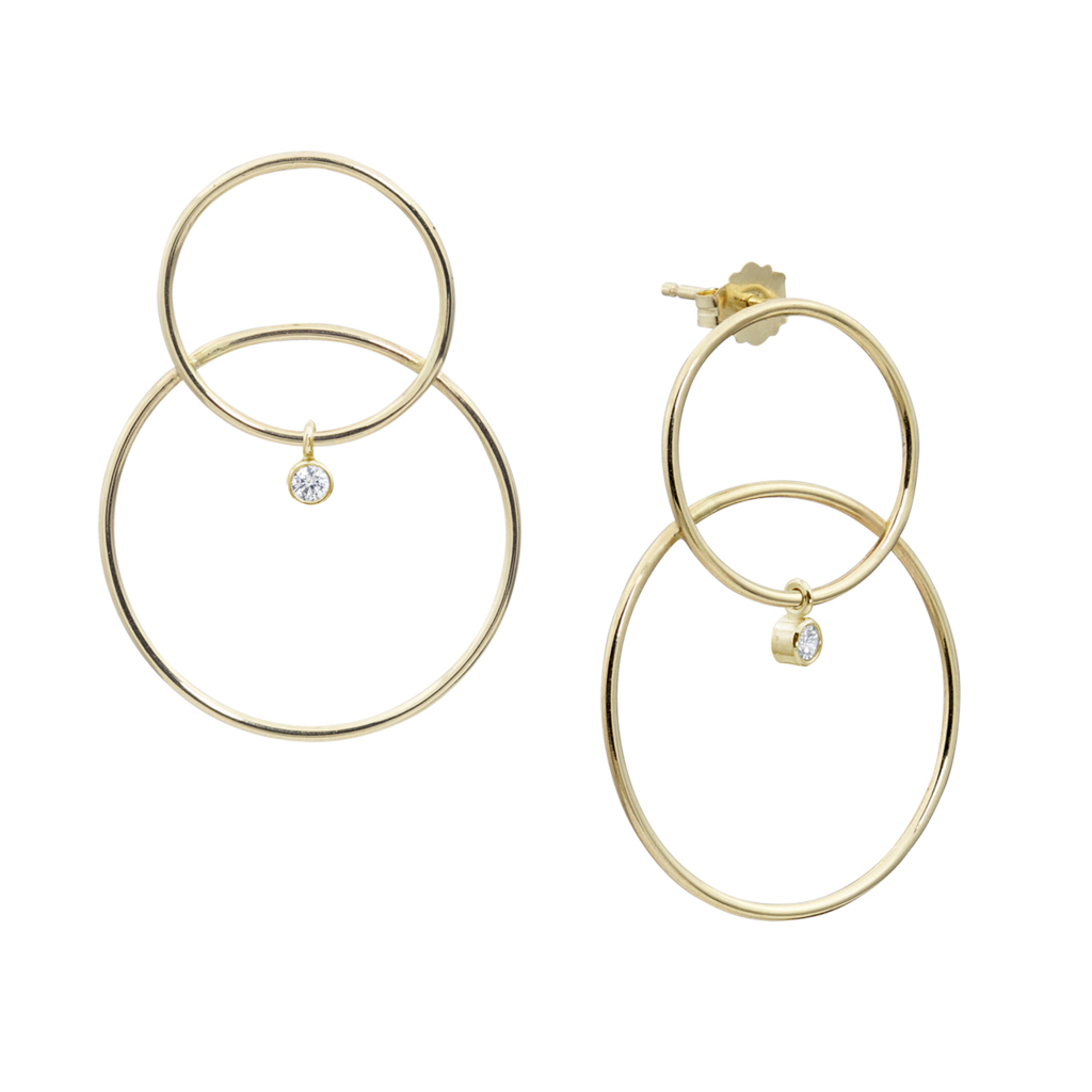 SCARPA DIAMOND EARRINGS-abc