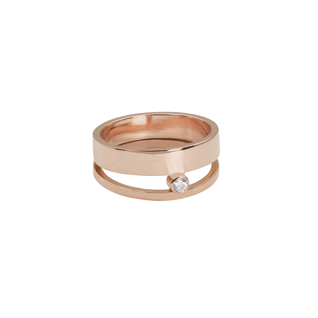 HOVER RING, WHITE DIAMOND-abc