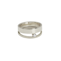 HOVER RING, WHITE DIAMOND-abc