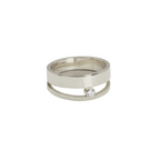 HOVER RING, WHITE DIAMOND-abc