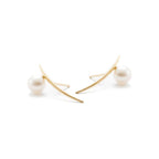PEARL ARC EARRINGS-abc