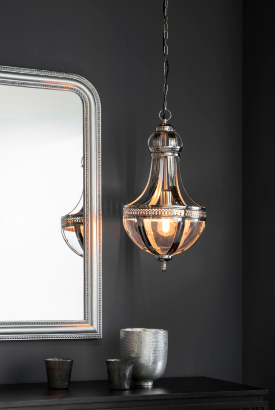 Vienna Large Pendant Light Silver-abc