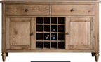 Cookham Large Sideboard Oak W1305 x D450 x H800mm-abc