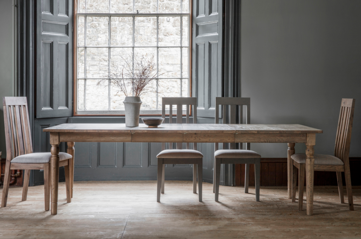 Cookham Extending Dining Table Oak D950 x H750mm-abc