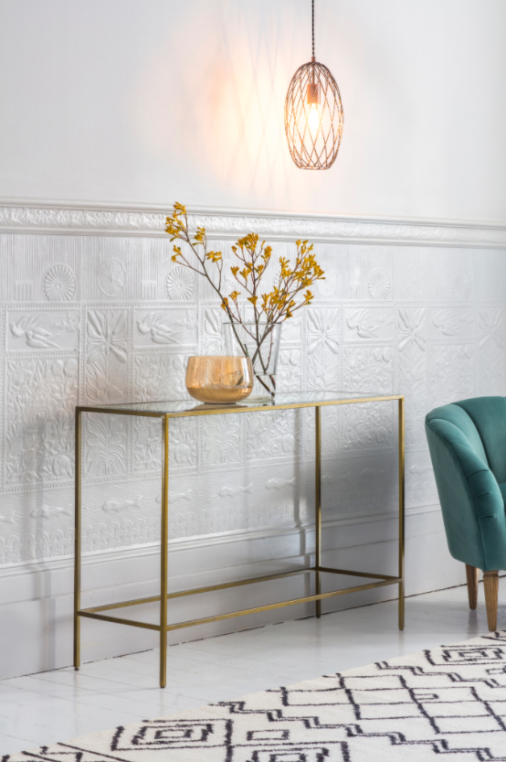 Rothbury Console Table Bronze W1100 x D350 x H760mm-abc