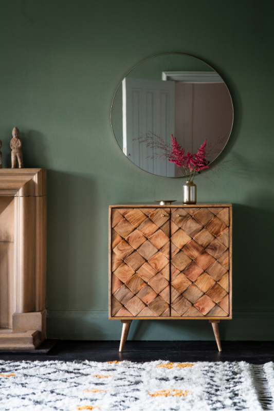 Braga Round Mirror Silver-abc