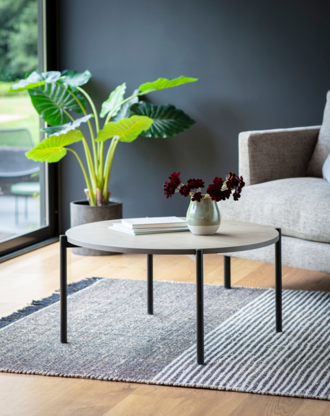 Constanta Round Coffee Table Grey-abc